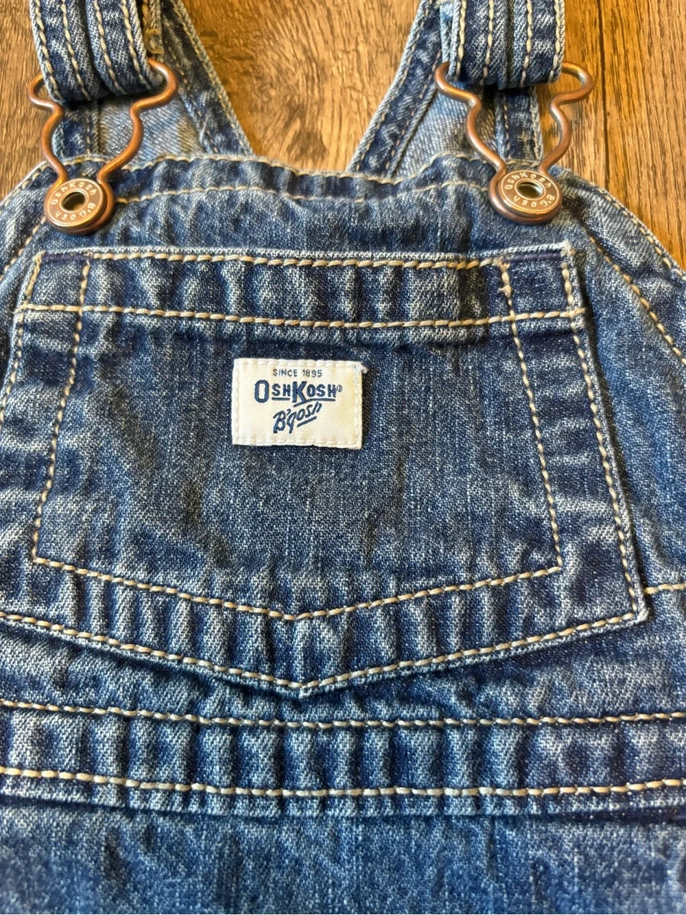 Vintage 2000s Y2K Oshkosh B’Gosh Cowgirl Country Western Overall Dress Vestbak